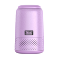 Purple Yocan Green portable air filter on a white background