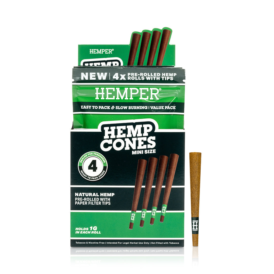 Hemp Cones • Mini Size • Flavored (4PK)