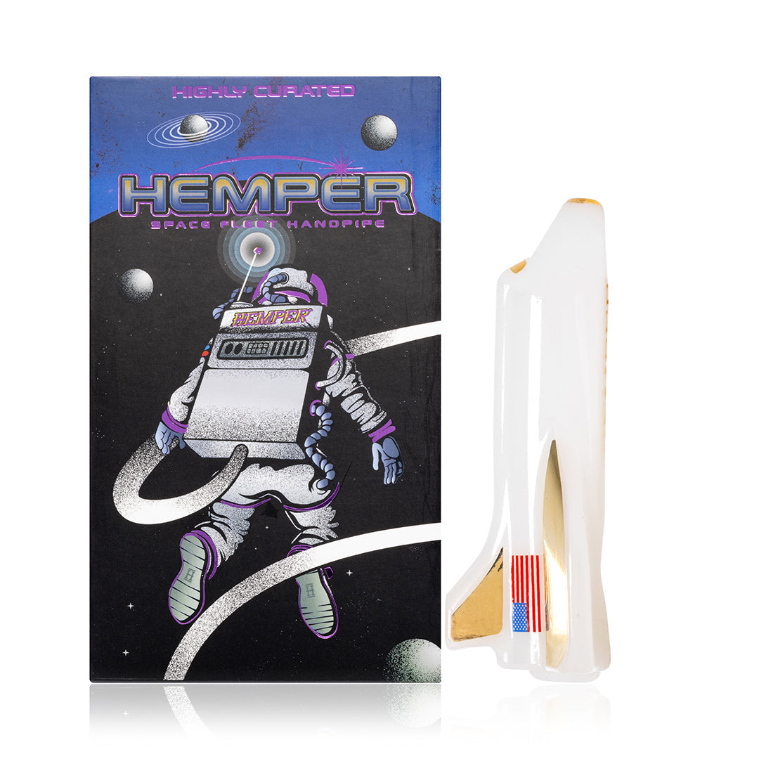 Glass • Space Shuttle Hand Pipe • Hemper