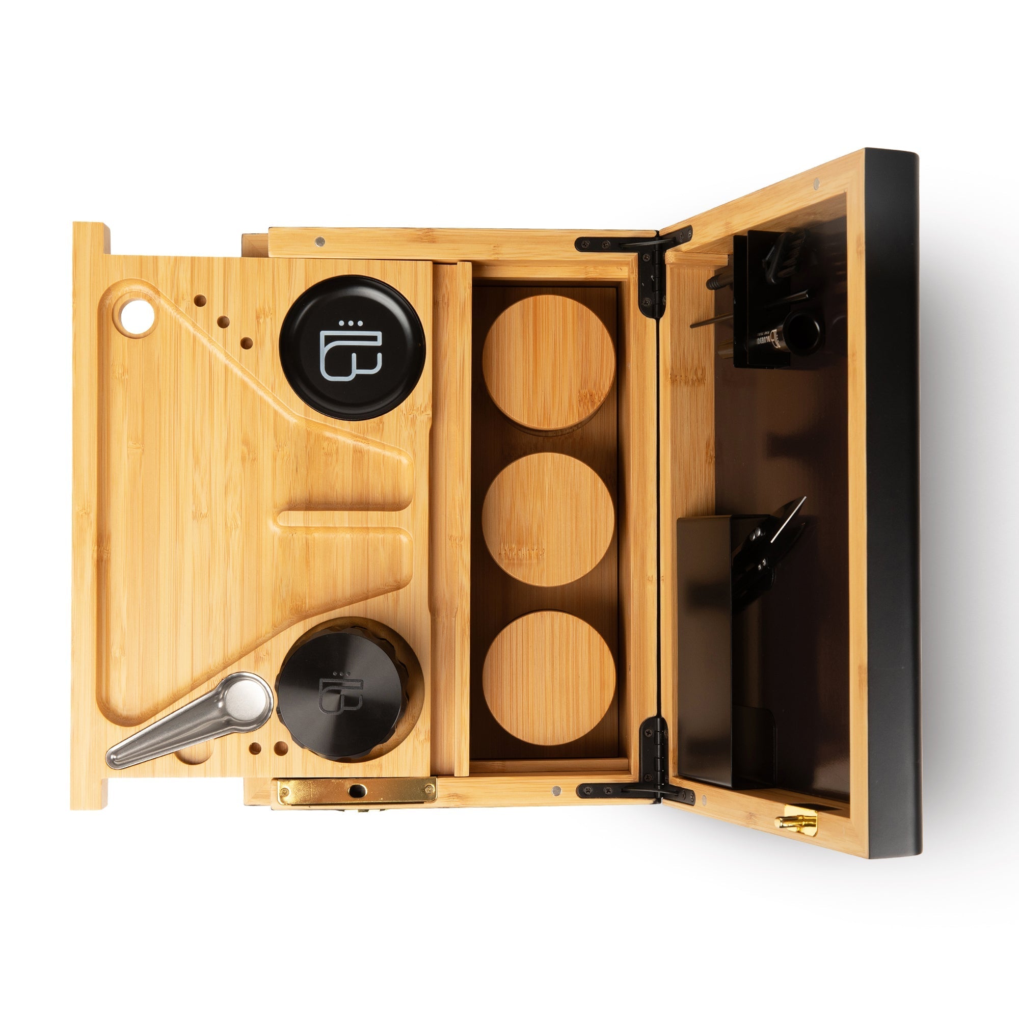 Control, elevated.
A precision-designed storage system crafted for security, organization, and seamless daily use.

Built with a biometric fingerprint lock and a thoughtfully engineered interior, Discovery 2.0 brings together modern access, clean design, and complete functionality—keeping your setup secure, organized, and always within reach.

✨ EXPERIENCE

Designed for Control
Built for those who value both privacy and precision.

From its fingerprint-enabled access to its integrated preparation surface, e