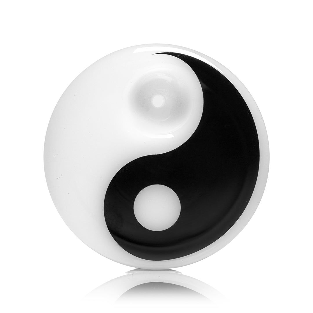 Glass • Yin-Yang Hand Pipe • Hemper