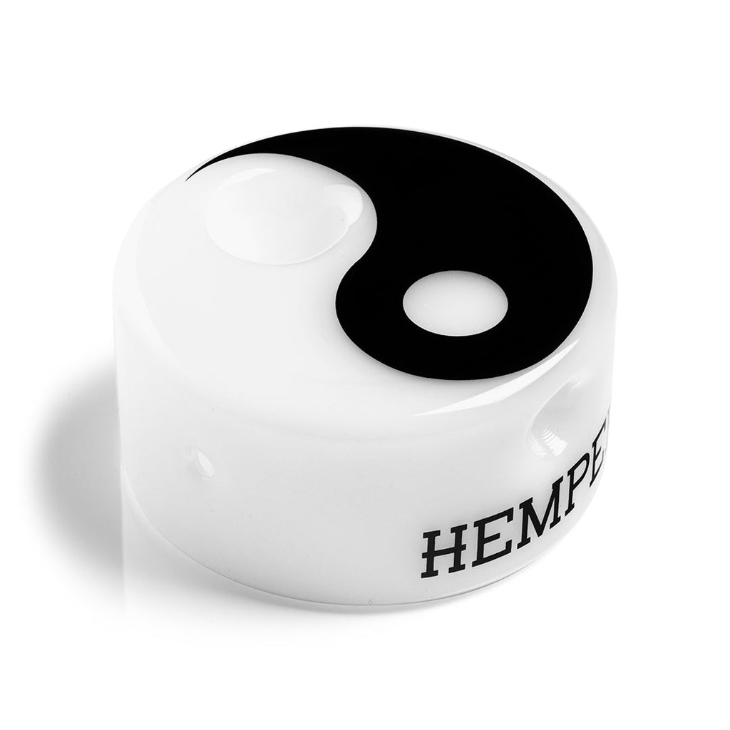 Glass • Yin-Yang Hand Pipe • Hemper