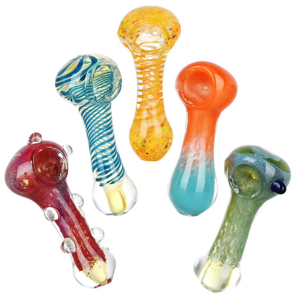 Medium Glass Pipes • 3.5" • Case of 20 • $6.00 per pack