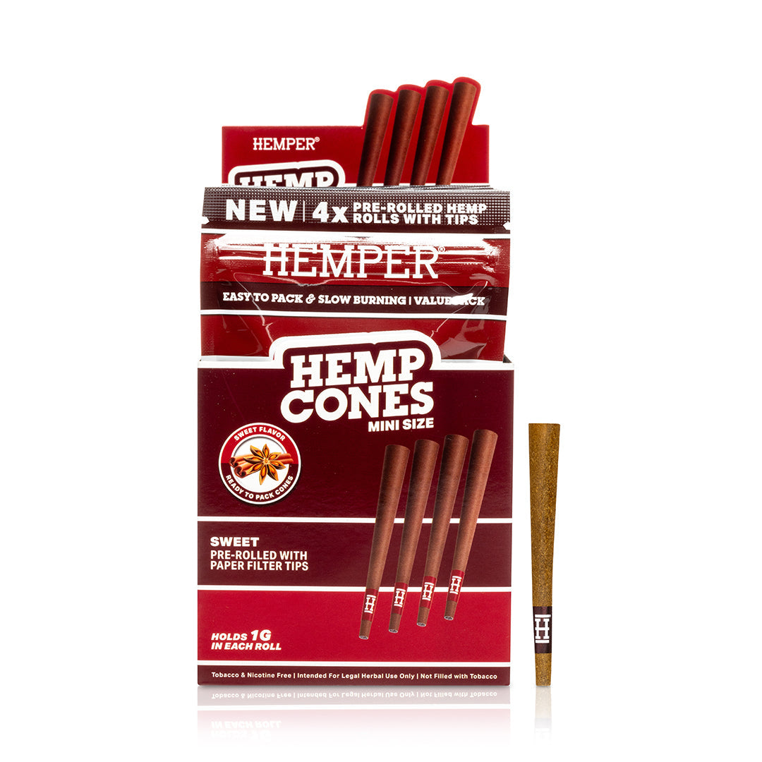 Hemp Cones • Mini Size • Flavored (4PK)