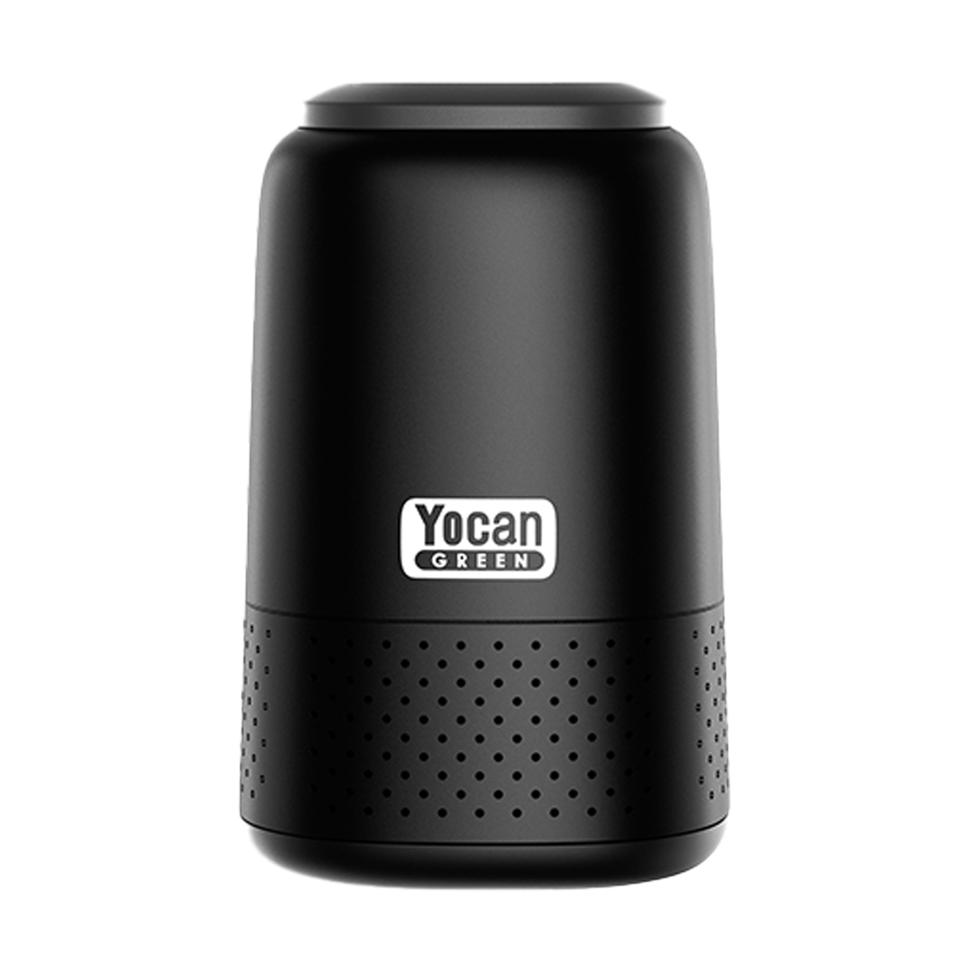 Black Yocan Green portable air filter on a white background