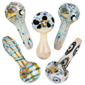 Small Glass Hand Pipe • 3" • Case of 20 • $6.49 per pack