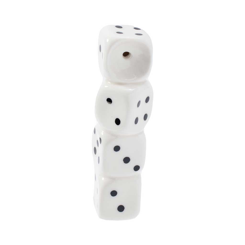Ceramic • Dice Hand Pipe