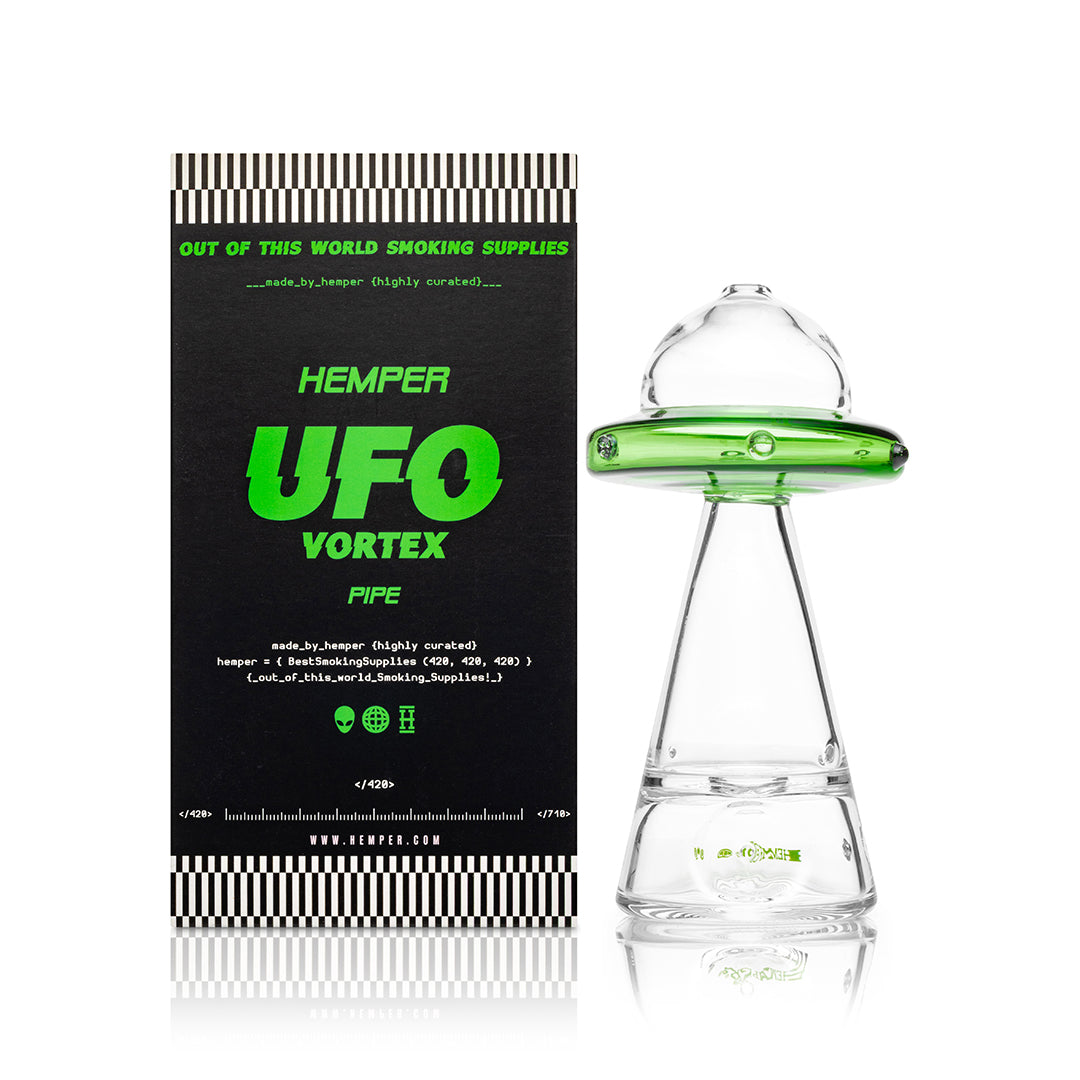 Glass • UFO Hand Pipe • Hemper