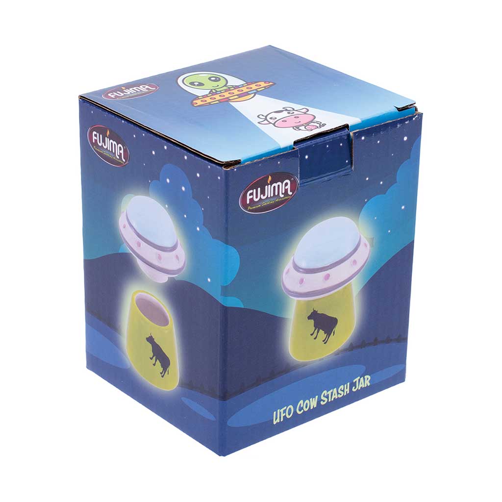 UFO Cow Stash Jar • Ceramic