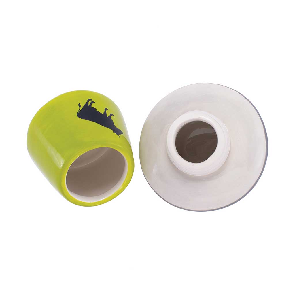 UFO Cow Stash Jar • Ceramic