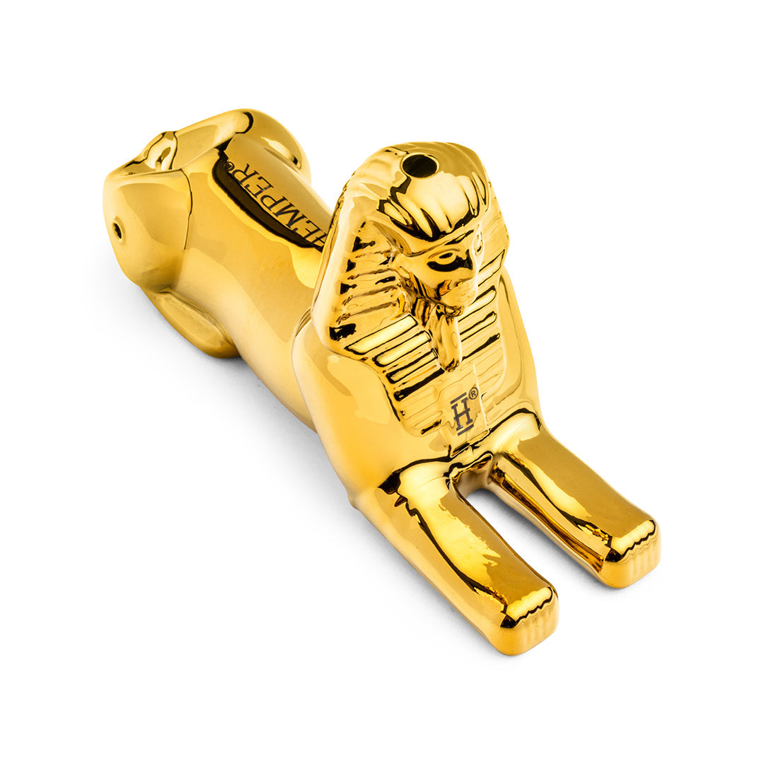 Glass • Egypt Sphinx Glass Hand Pipe • Hemper