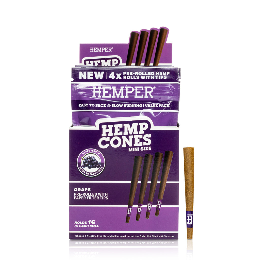 Hemp Cones • Mini Size • Flavored (4PK)