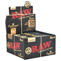 RAW Black Connoisseur Rolling Papers + Tips • King Size Slim • Display • Case of 24 • $2.66 per pack