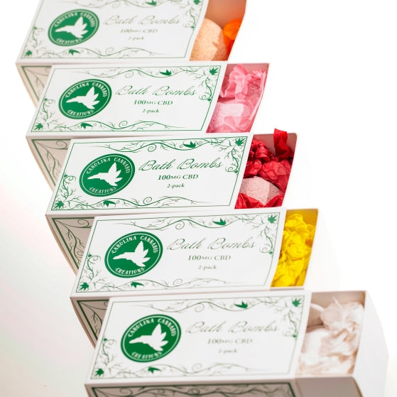 CBD Bath Bombs 2-pack (200mg)
