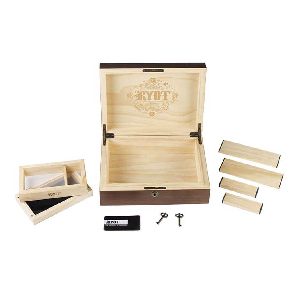 Preservation, refined.
An elegant, multi-chamber storage system crafted to maintain freshness while keeping your setup clean and organized.

Built from rich walnut and designed with a humidor-style interior, this box helps support a more controlled environment—preserving quality, aroma, and consistency over time.

✨ EXPERIENCE

Designed for Preservation
Built for those who value both material quality and long-term storage.

The multi-chamber layout and included insert box allow for separation and organizati