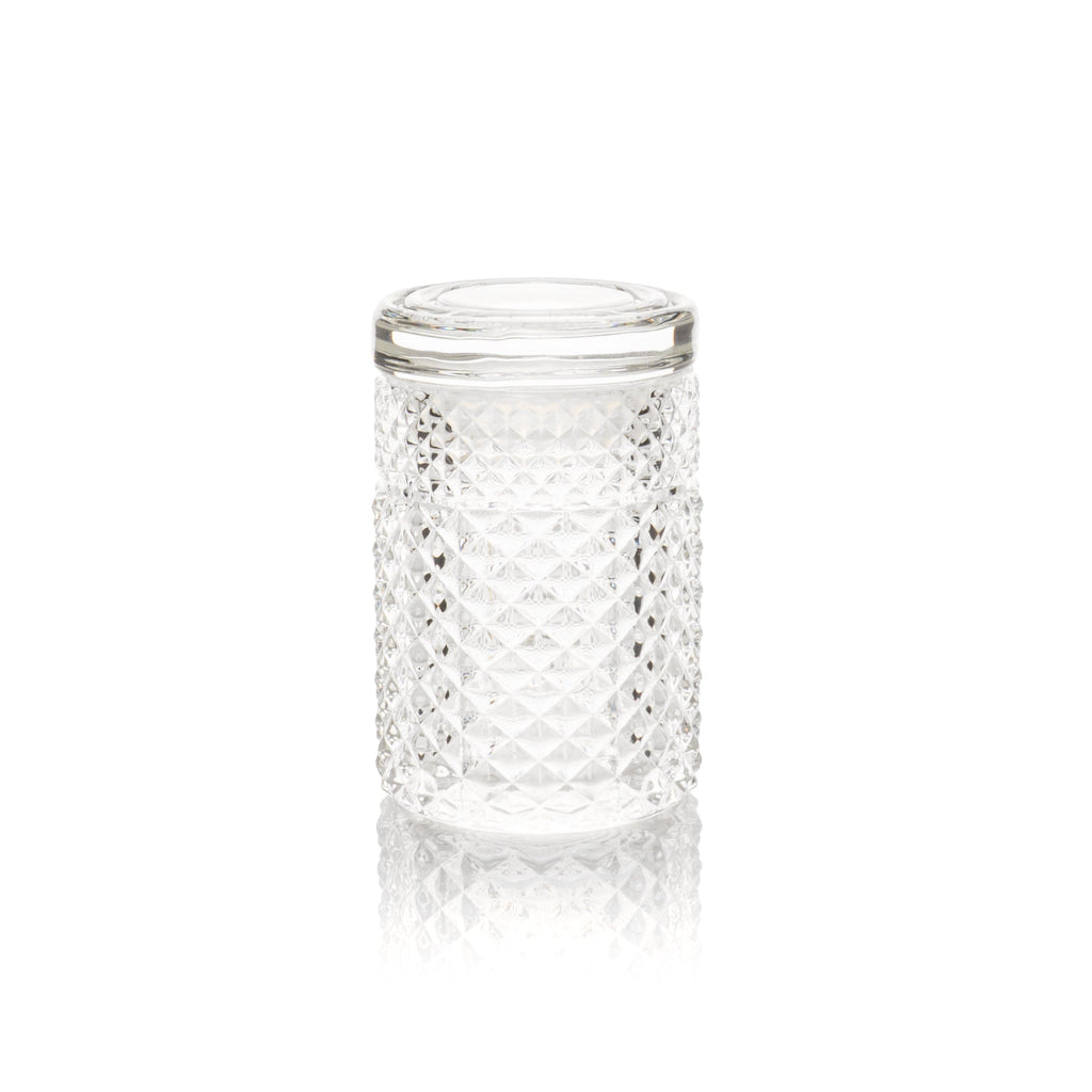 Clear Glass
Storage, refined.

Engineered to nest perfectly inside the Twenties Collection signature ashtray, this jar keeps your setup clean, organized, and visually cohesive between moments.

📦 DETAILS
• 🧪 100% borosilicate glass construction
• 🔒 Silicone-sealed lid for an airtight fit
• 🌿 Designed to help preserve freshness
• 🧩 Designed to nest inside Twenties Collection ashtray
• 📏 Holds up to approx. 1/8 oz
• 🎁 Signature JW box with custom foam insert