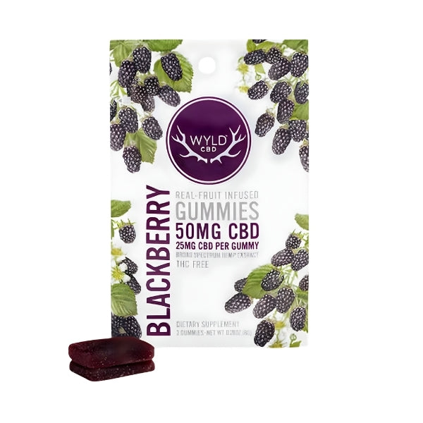 Blackberry CBD (50mg) — 2 Pack • Case of 25 • $4.95 per pack