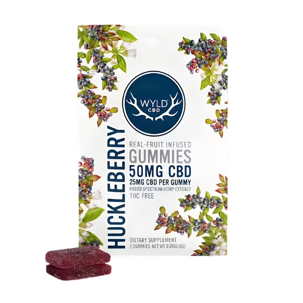 Huckleberry CBD (50mg) — 2 Pack • Case of 25 • $4.95 per pack