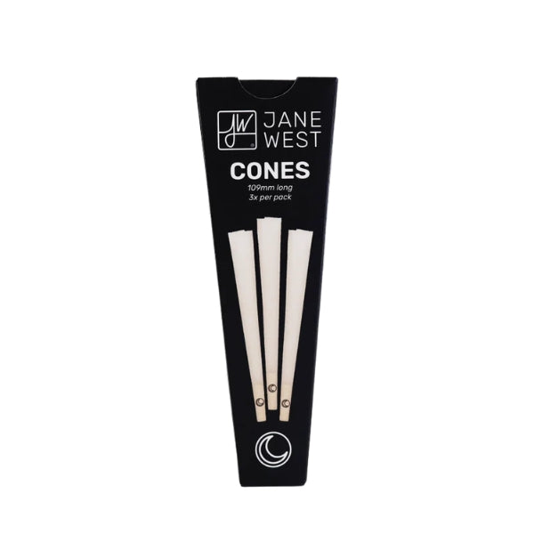 Pack of Jane West cones on a white background night 3pk