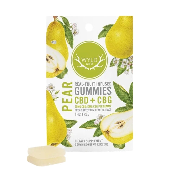 Pear CBD:CBG — 2 Pack • Case of 25 • $5.25 per pack