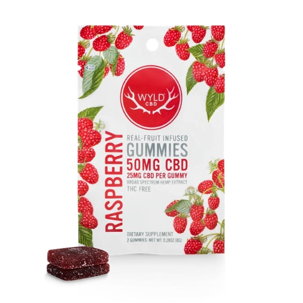 Raspberry CBD (50mg) —2 Pack • Case of 25 • $4.95 per pack