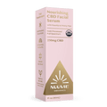 NUUME Organics CBD Facial Serum packaging on a black background