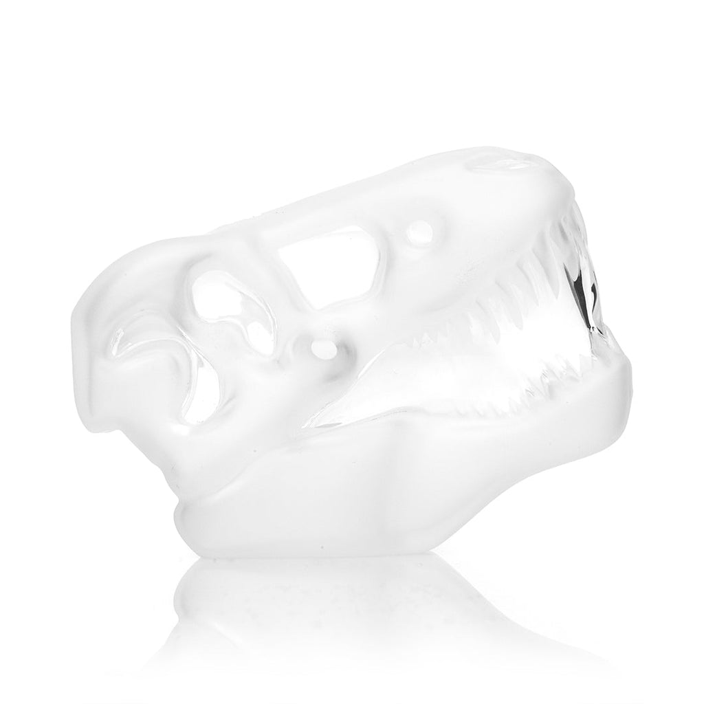 Glass • Jurassic Spark Skull Hand Pipe • Hemper