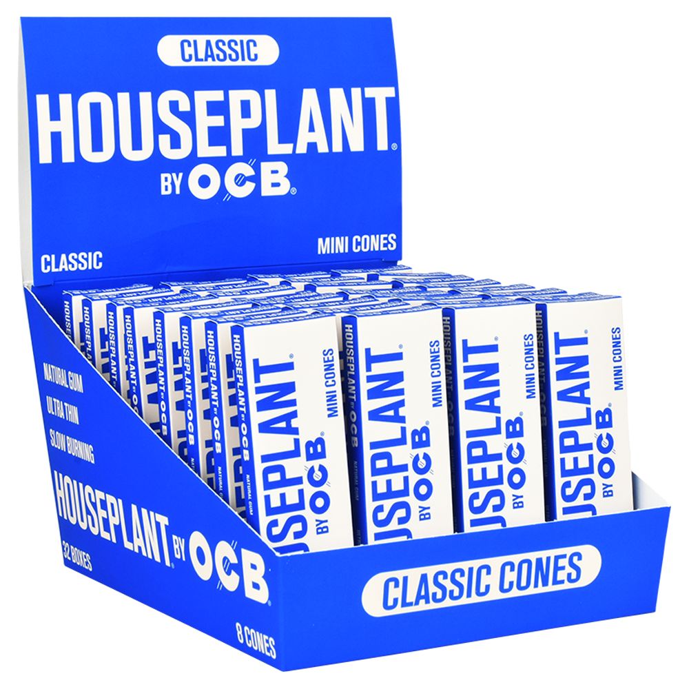 Houseplant by OCB Cones • Classic •  Display • Case of 32 • $3.37 per pack