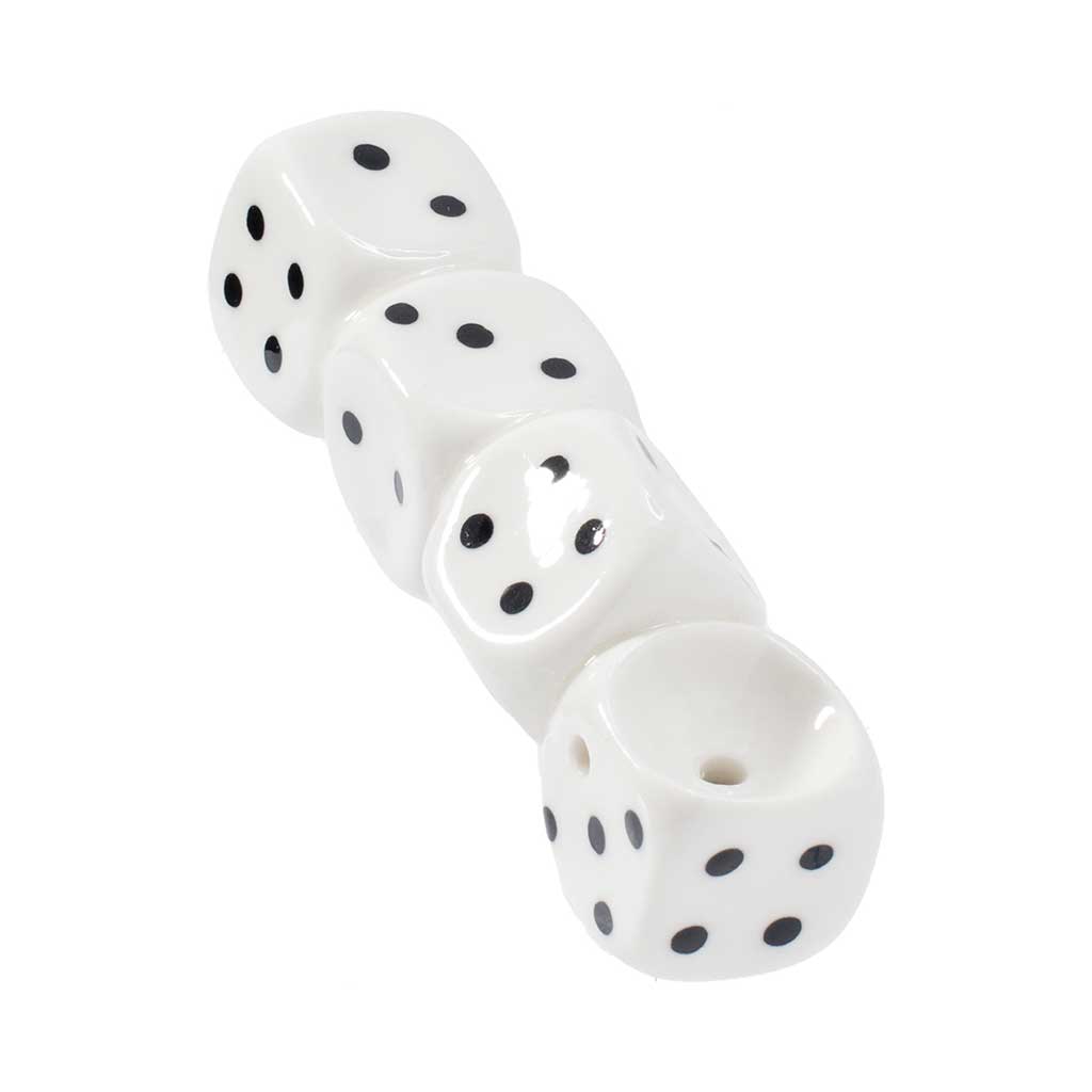 Ceramic • Dice Hand Pipe
