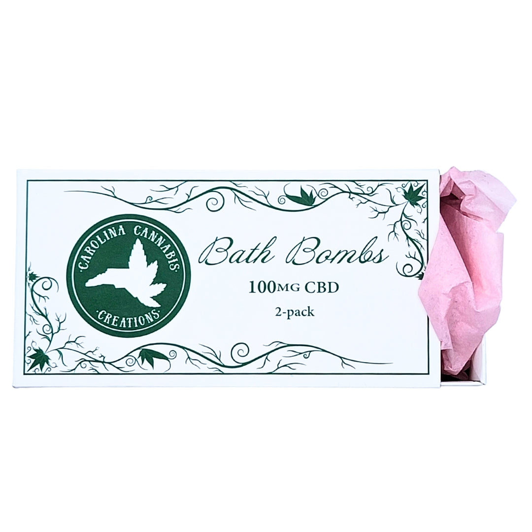CBD Bath Bombs 2-pack (200mg)