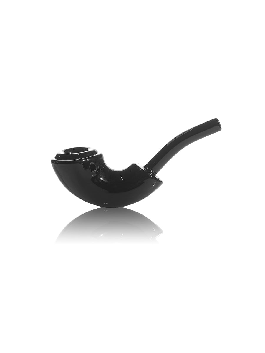 Glass • Rocker Sherlock Hand Pipe • Grav