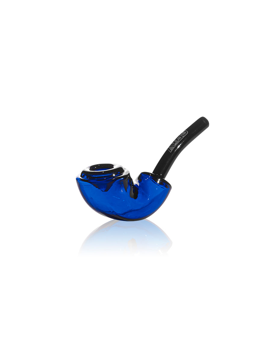 Glass • Rocker Sherlock Hand Pipe • Grav