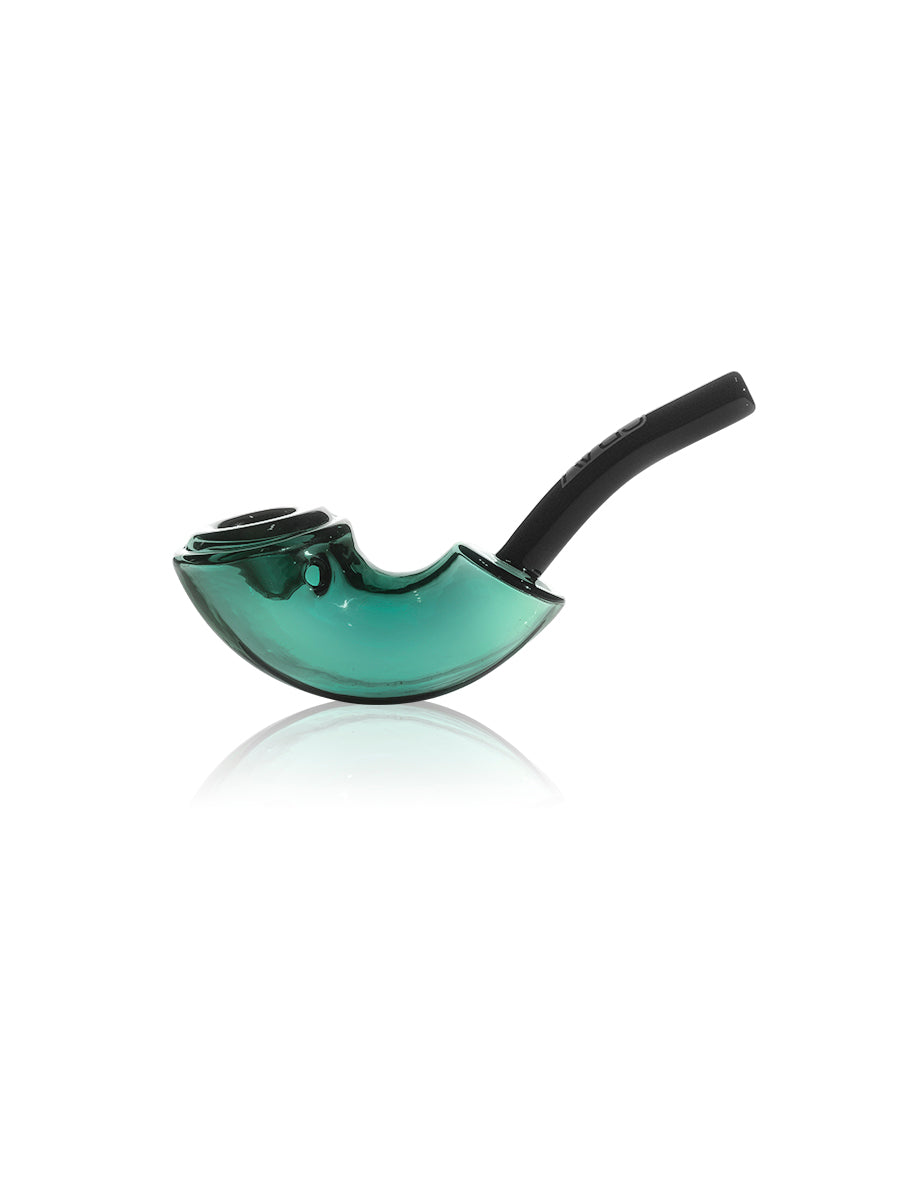 Glass • Rocker Sherlock Hand Pipe • Grav
