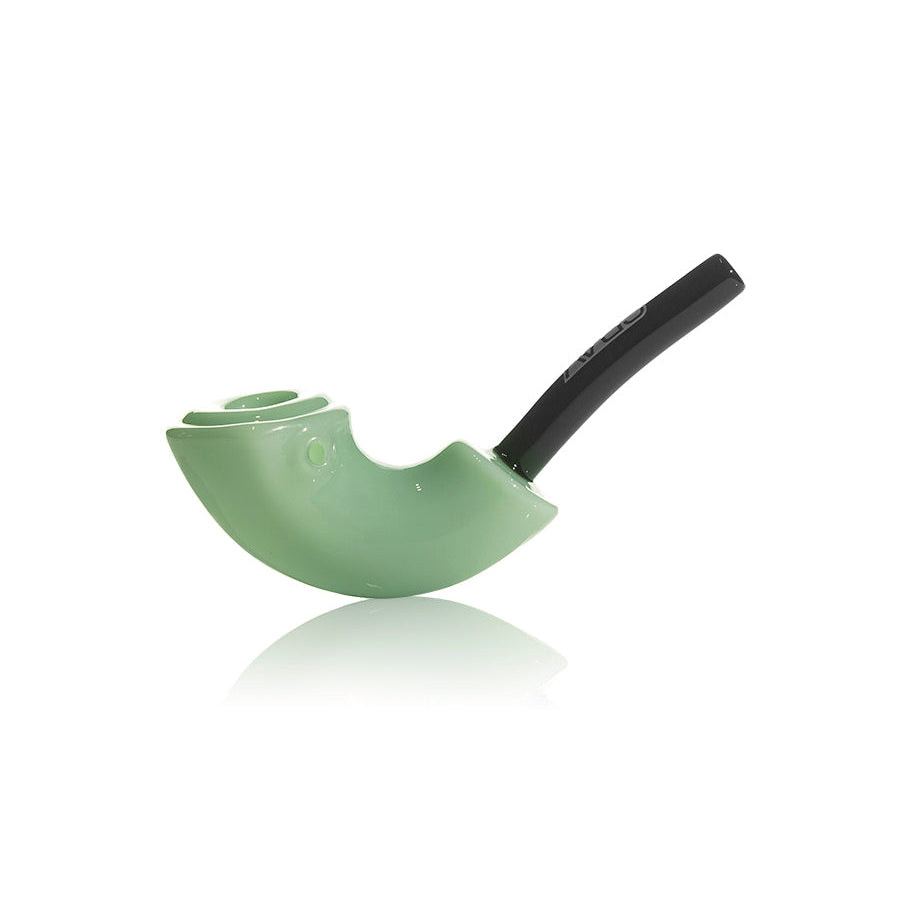 Glass • Rocker Sherlock Hand Pipe • Grav