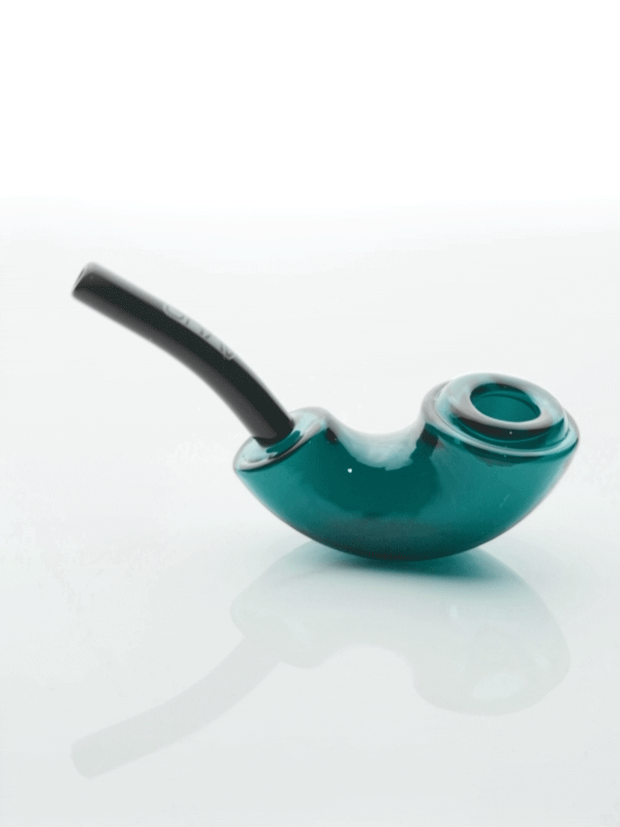 Glass • Rocker Sherlock Hand Pipe • Grav