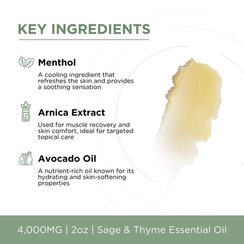 CBD Salve (4,000mg) • Full Spectrum • Case of 5 • $35 per pack