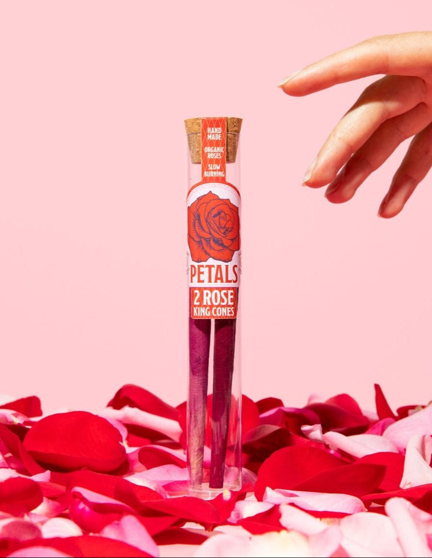 Rose Petal King Cones • 2 Pack • Display • Case of 12 • $9.00 per pack