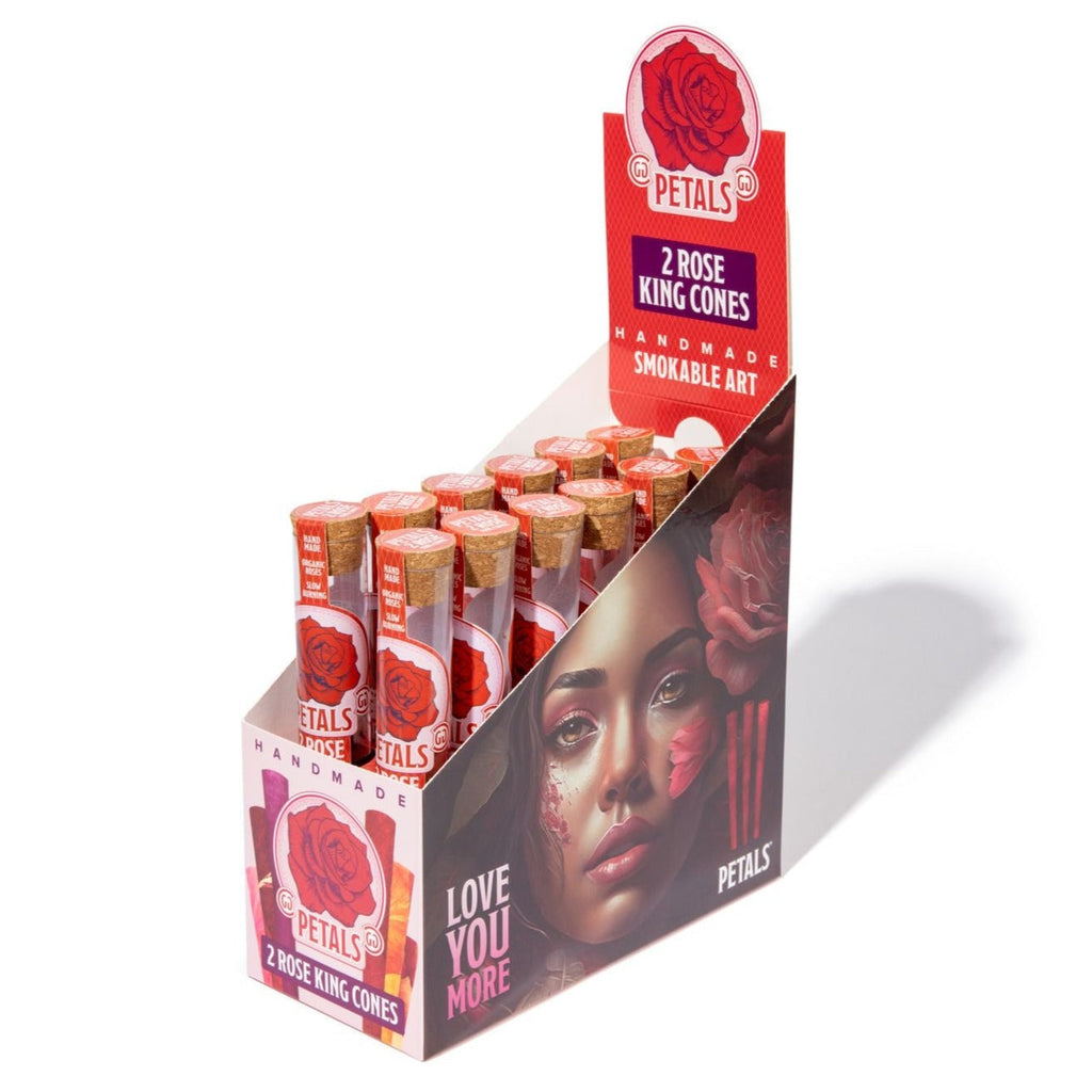 Rose Petal King Cones • 2 Pack • Display • Case of 12 • $9.00 per pack