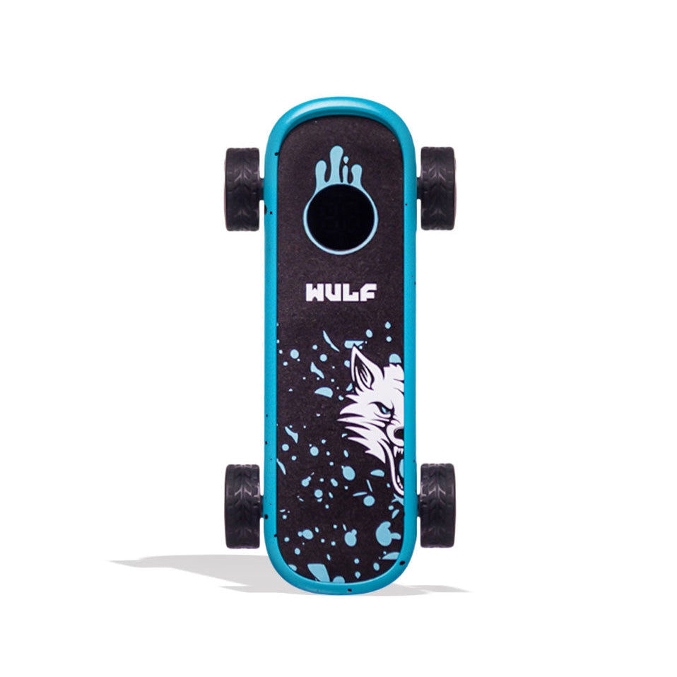 WOLF deck packaging with wolf design on a white background 510 Thread battery