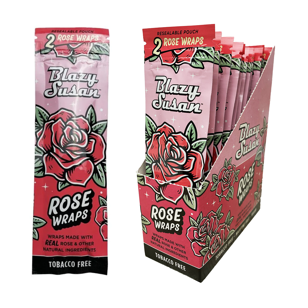 Blazy Susan Wraps • Display • Case of 25 • $1.60 per pack